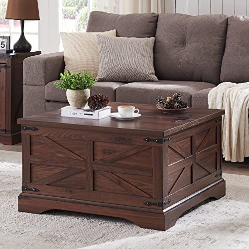 I Tested The Versatility Of A Dark Brown Coffee Table With Storage And ... pertaining to Vander Brown Coffee Table