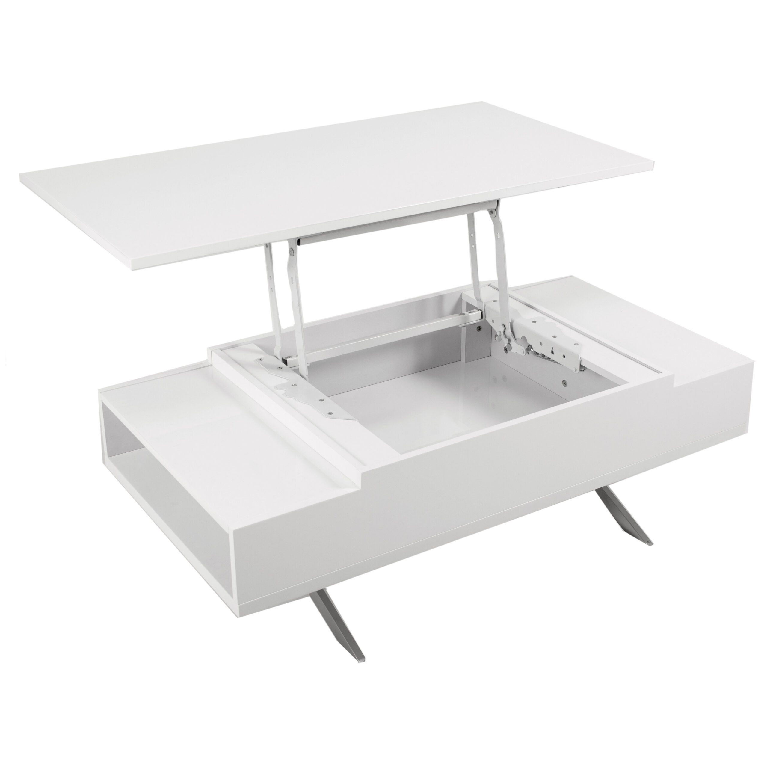 Matrix Stelar White Lift-Top Rectangular Coffee Table &amp; Reviews ... inside Maximizing Outdoor Living Space A Deep Dive into the Avila Coffee Table&amp;#039;s Features