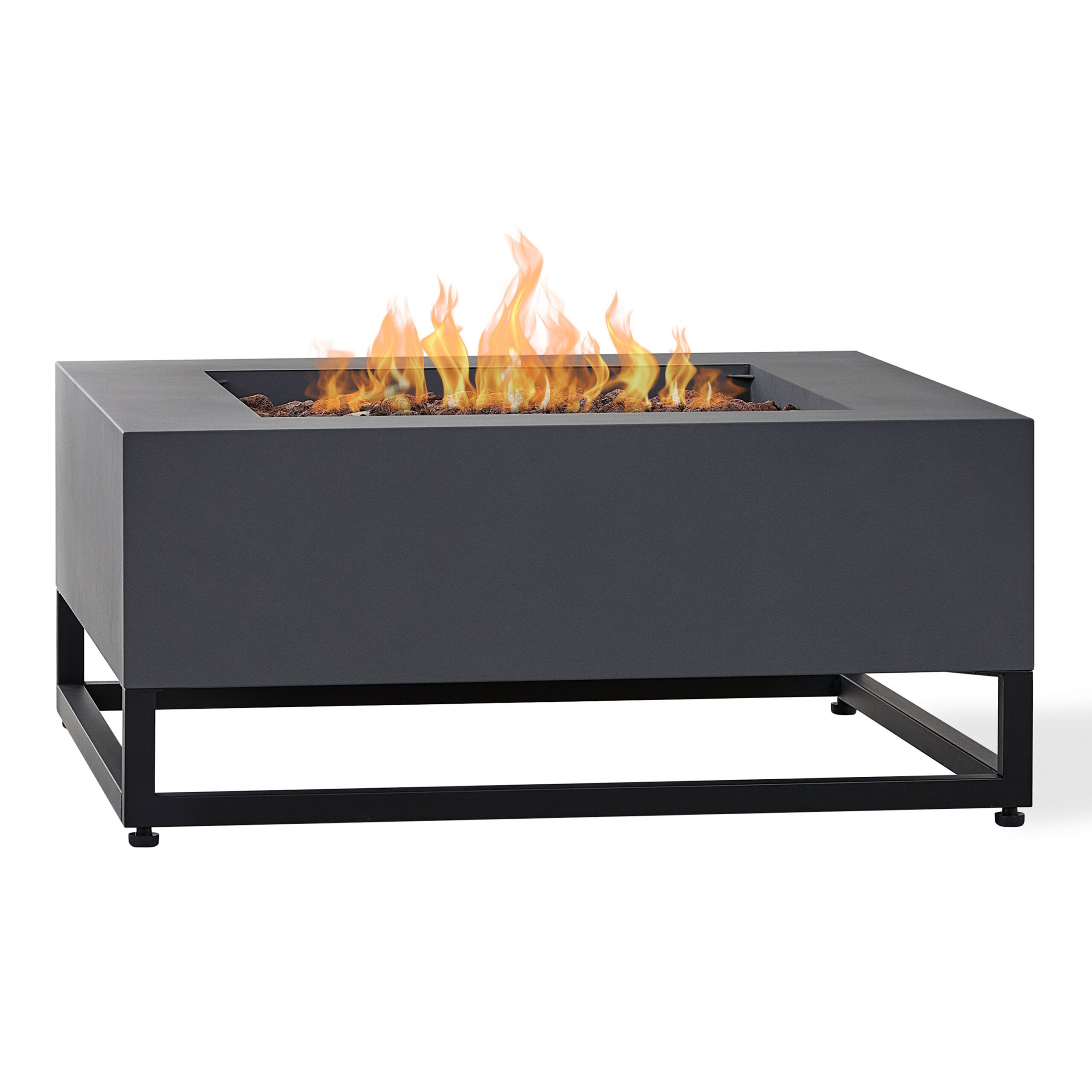 Unveiling the Charm of a Kingston Square Slate Steel Gas Fire Pit Table A Comprehensive Guide